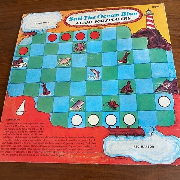 Vintage Little Toot Sail The Ocean Blue Vinyl Game Record - Picture 2 of 2